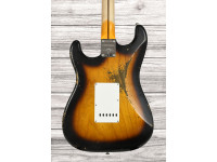 Fender Custom Shop 1955 Stratocaster Heavy Relic 1-Piece Quartersawn Maple Neck Aged 2-Color Sunburst Fender Custom Shop 1955 Stratocaster Heavy Relic 1-Piece Quartersawn Maple Neck Aged 2-Color Sunburst